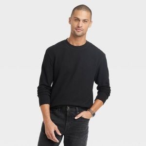 Textured crewneck shirt 2 pack